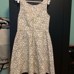 Betsey Johnson white floral dress